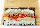 새싹참치김밥 4단계 조리 모습