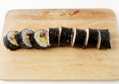 새싹참치김밥 5단계 조리 모습