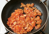 토마토콩조림 3단계 조리 모습