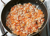 토마토콩조림 4단계 조리 모습