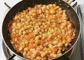 토마토콩조림 5단계 조리 모습