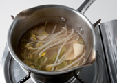 완자김치찌개 4단계 조리 모습