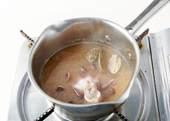 해물순두부된장찌개 3단계 조리 모습