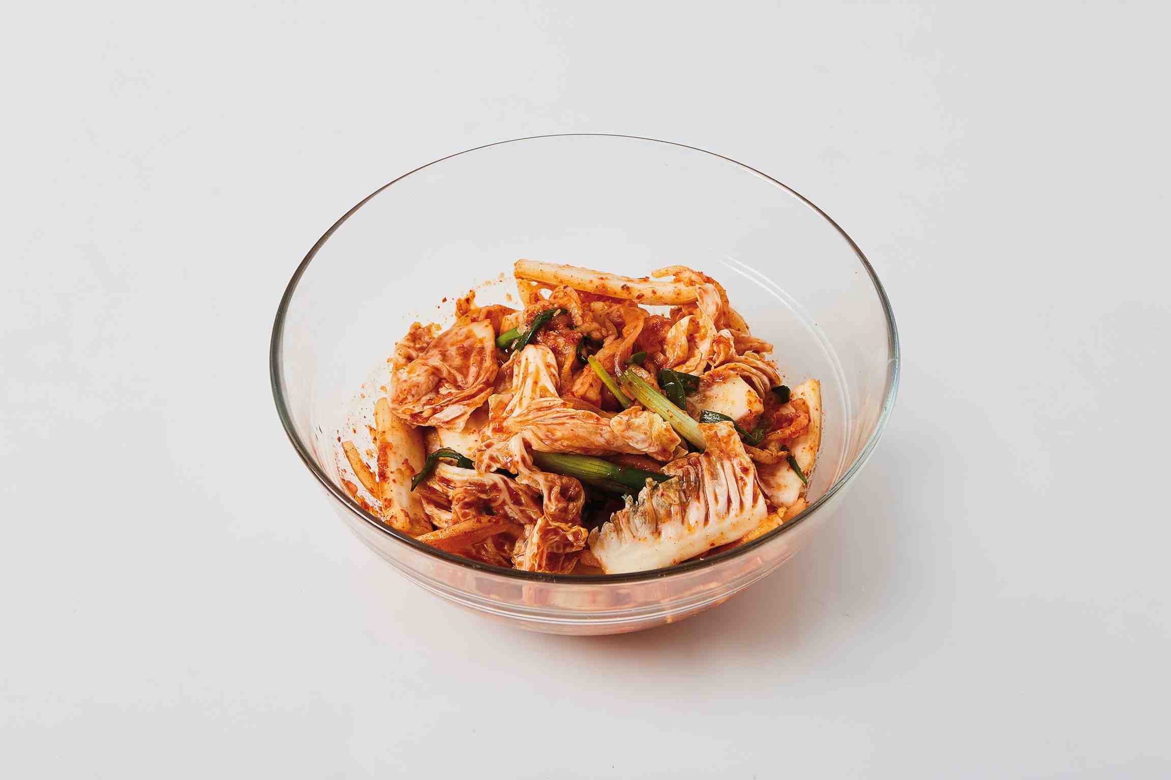 저염 겉절이 4단계 조리 모습