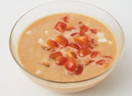 연두부 토마토 3단계 조리 모습