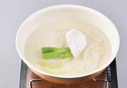 묵계밥 1단계 조리 모습