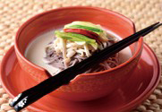 간편콩국수 5단계 조리 모습