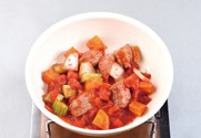 토마토소고기찜 5단계 조리 모습