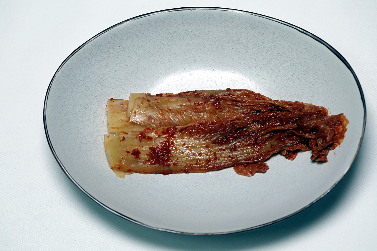 찬밥김치달걀찜 1단계 조리 모습
