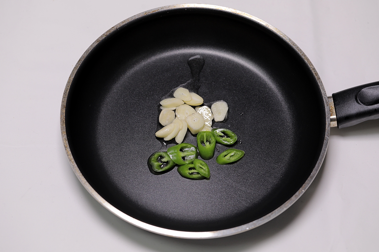 단호박 두부찜 3단계 조리 모습