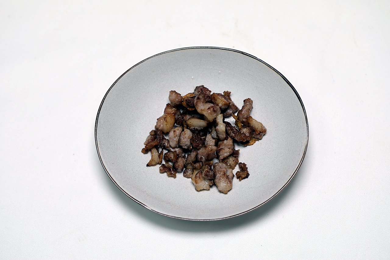 돼지고기 토마토 두부볶음 3단계 조리 모습