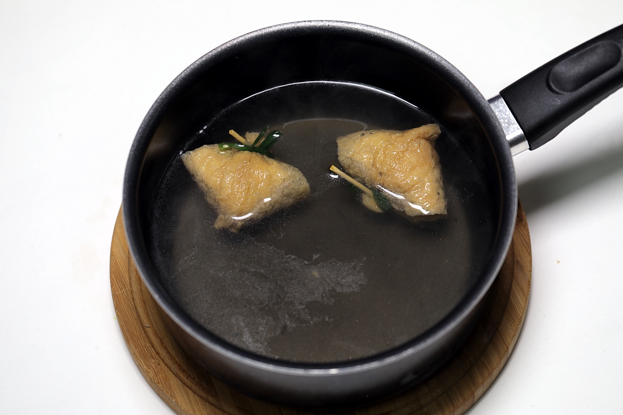 유부 달걀찜 5단계 조리 모습