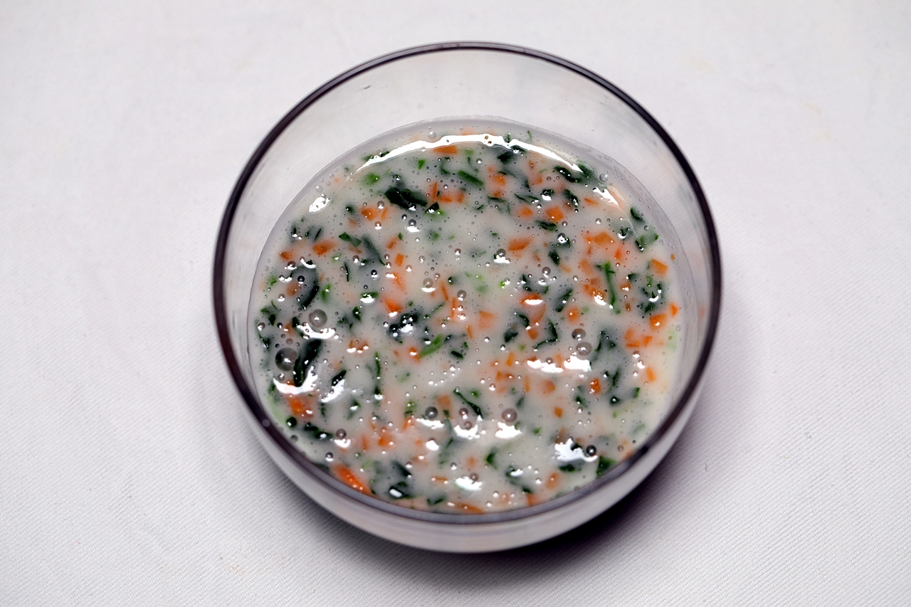 생선살 완자 찹쌀 찜 3단계 조리 모습