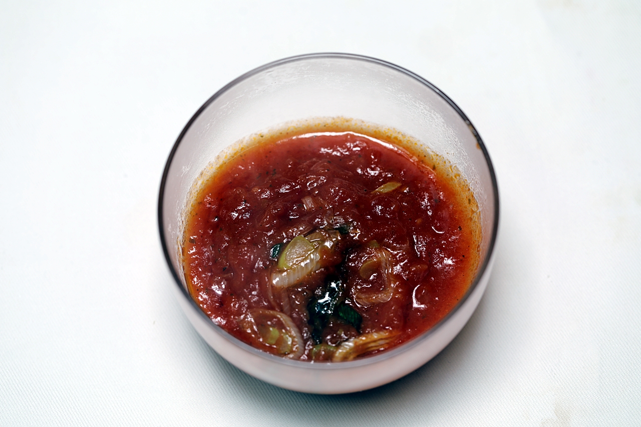 토마토소스 달걀볶음 3단계 조리 모습